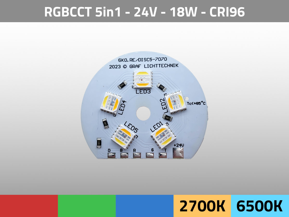 RGB CCT 5in1 LED High Power CRI TLCI Hero Top RGB CCT 5in1 LED High Power CRI TLCI Hero Top