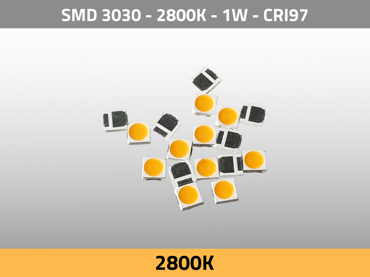 SMD LED 3030 CRI97 A3000 1W 350mA