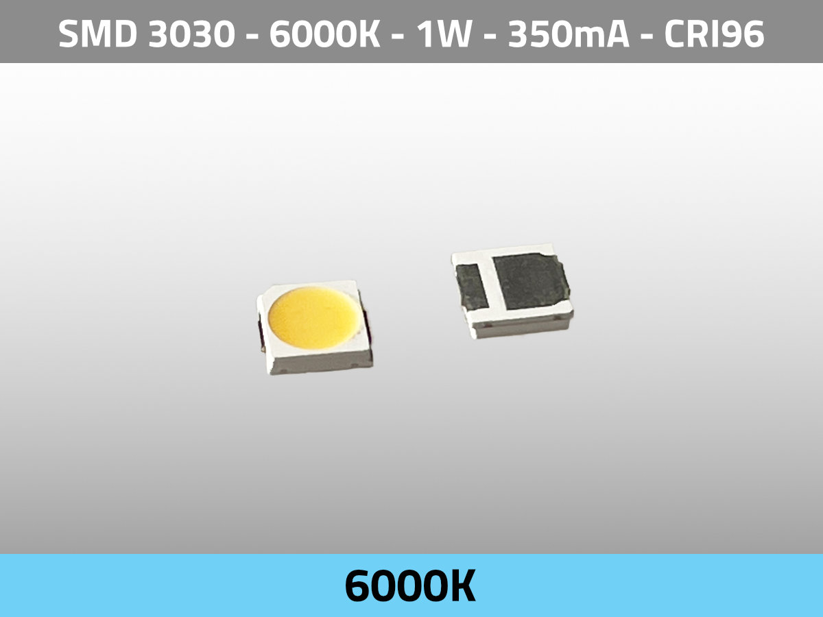 LED SMD 3030 6000K Tageslicht CRI96 a30004 - Iso