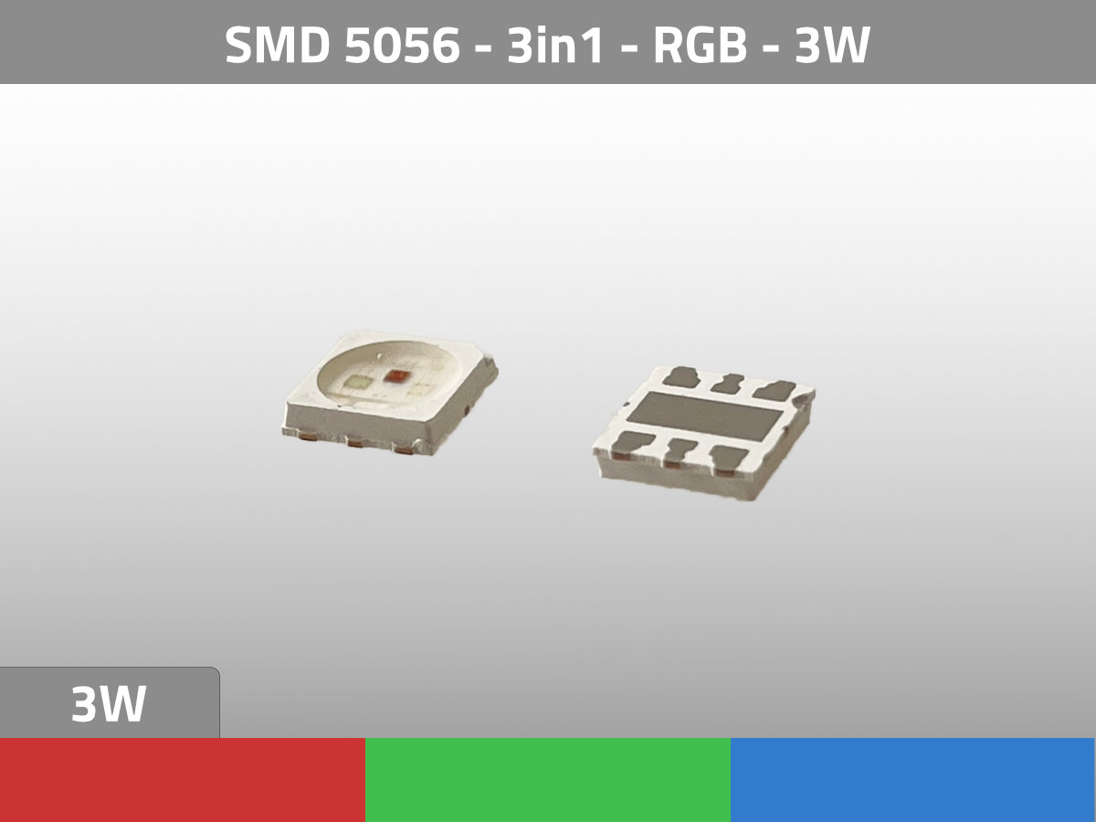 LED SMD 5056 3in1 3W High Power RGB ISO A30027 LED SMD 5056 3in1 3W High Power RGB ISO A30027