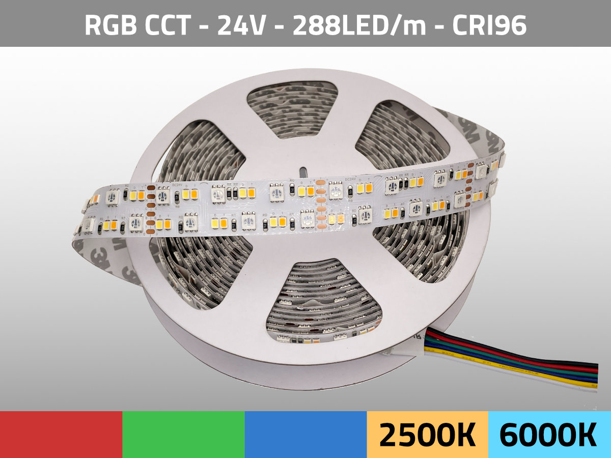 RGB CCT LED Streifen A10035 CRI96 RGB CCT LED Streifen A10035 CRI96