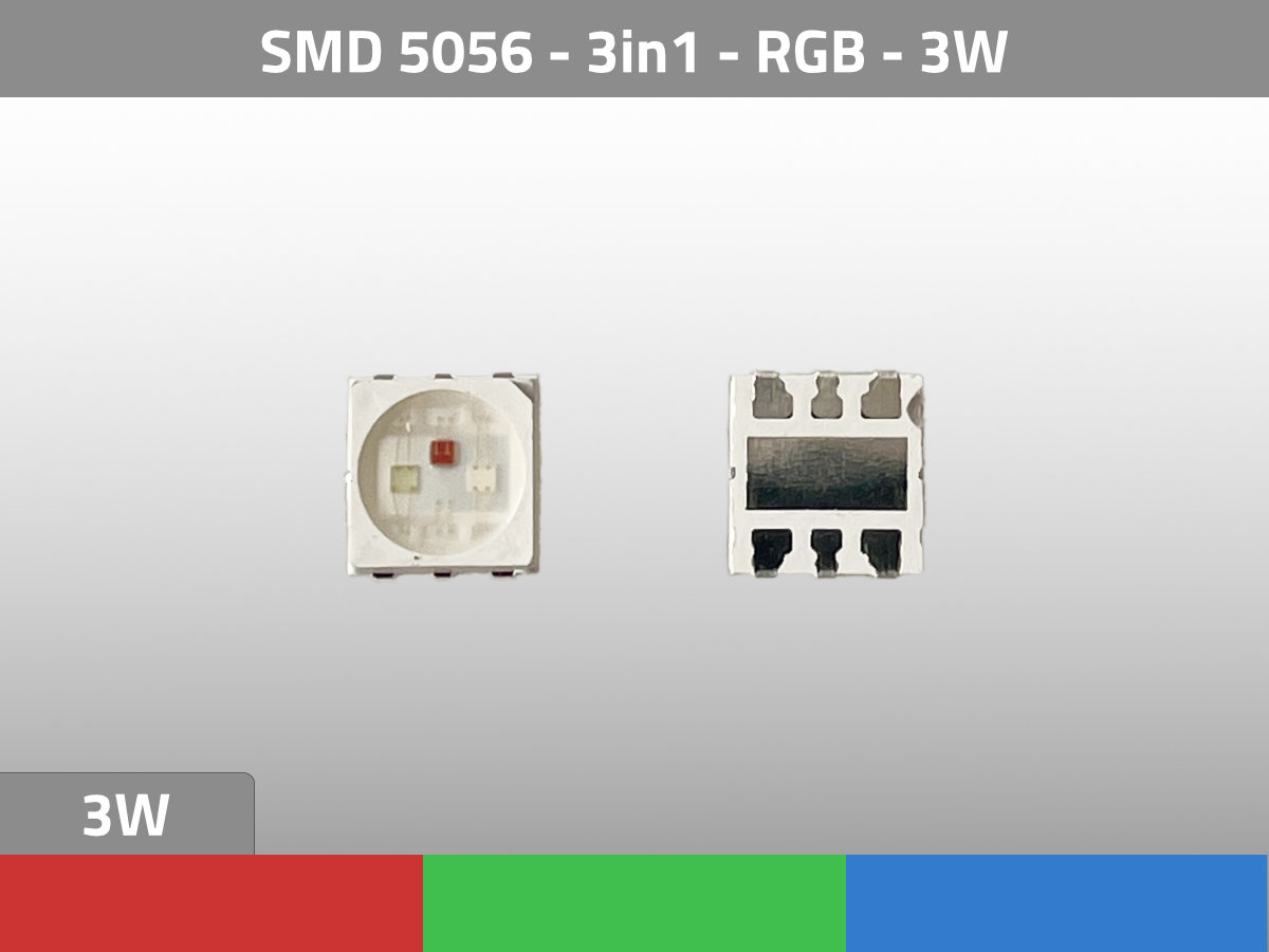 LED SMD 5056 3in1 3W High Power RGB TOP A30027